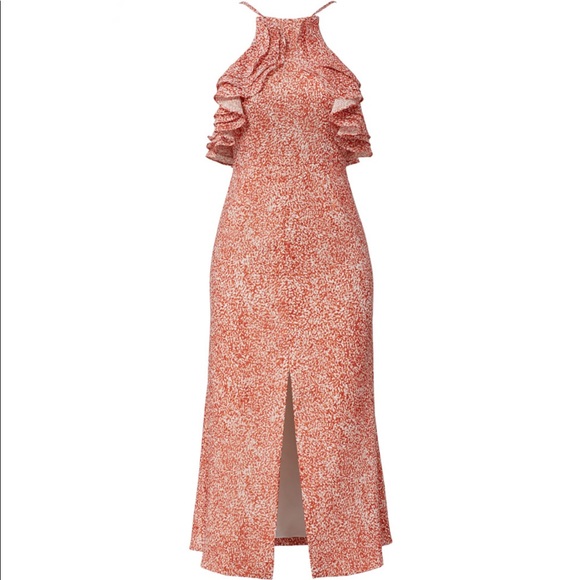 C/MEO COLLECTIVE Red/white dress Sz S & M RRP $214 - Picture 1 of 7